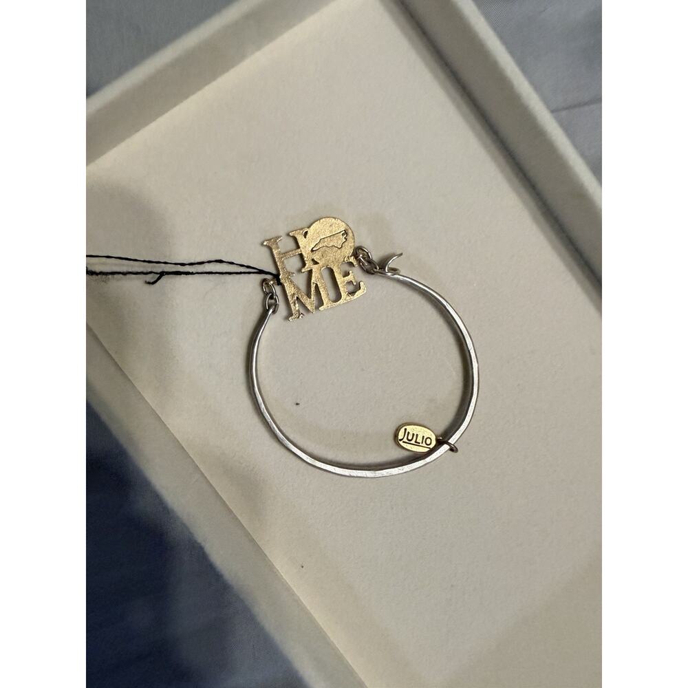 NC home bangle bracelet gold/silver - North Carolina jewelry